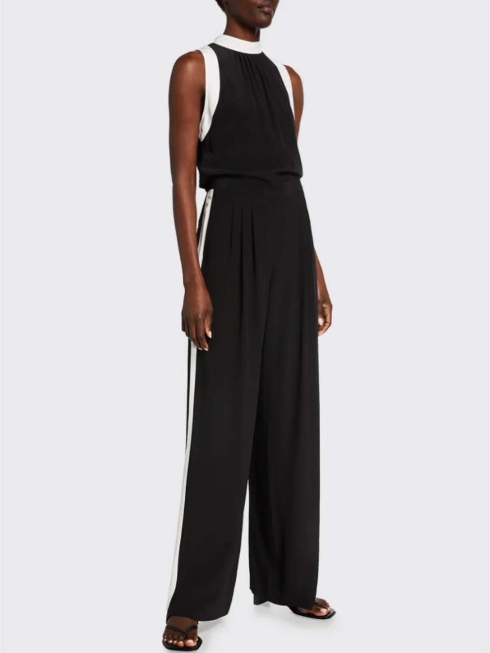 Rag & Bone Tallulah Sleeveless Silk Jumpsuit
